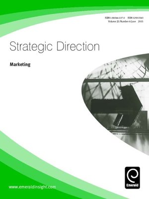 cover image of Strategic Direction, Volume 21, Issue 6